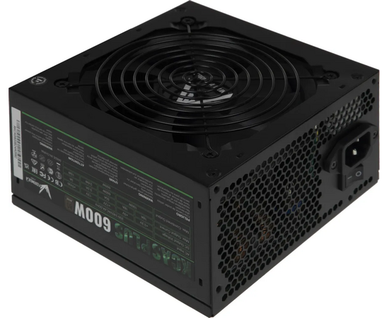  Блок питания Formula AC KCAS Plus (KCAS Plus 600 Plus) ATX 600W 80+ bronze 24pin APFC 120mm fan 7xSATA RTL 