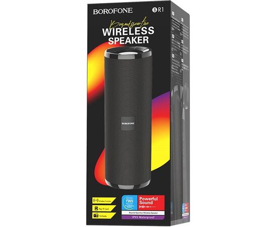  Блютуз  колонка Borofone  BR1 черный 