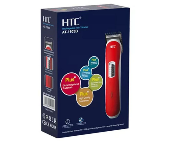  Машинка для стрижки HTC АТ-1103В красный 