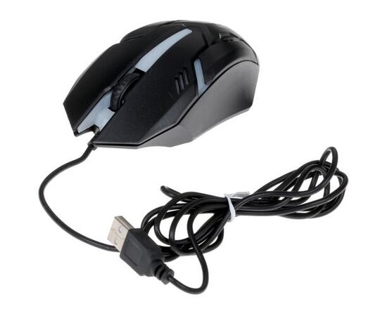  Мышь DEFENDER Hit MB-550 Black, 7 цветов, 3 кн., 1200 dpi, USB 