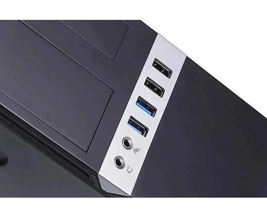  ПК IRU Office 310H6SF (1991582) SFF i3 12100 (3.3) 8Gb SSD256Gb UHDG 730 Free DOS GbitEth 300W черный 