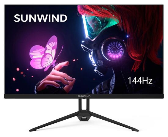  Монитор SunWind SUN-M27BA108 27", черный 