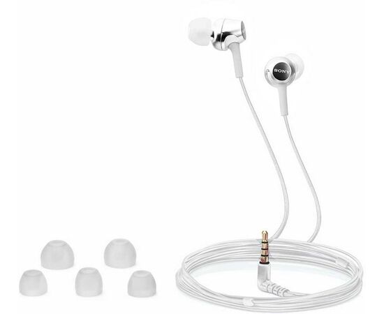  Наушники Sony MDR-EX155AP белый (MDREX155APW.E) 