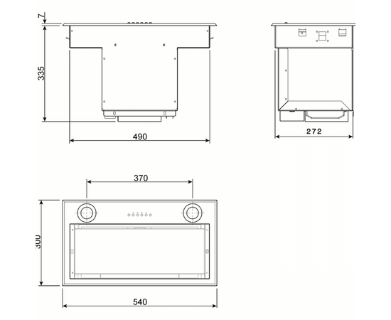  Вытяжка Smeg KSEG58PXE 
