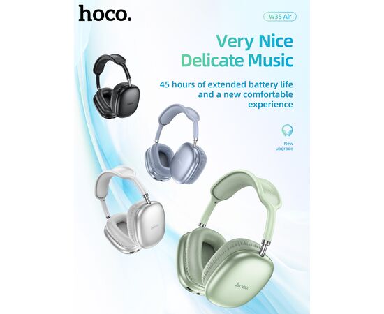  Наушники полноразмерные bluetooth HOCO W35 Air Triumph (синий) 