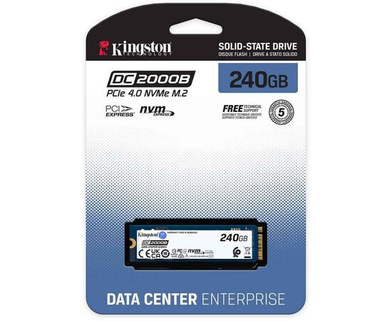  SSD Kingston DC2000B (SEDC2000BM8/240G) M.2 2280 240GB PCIe Gen4x4 