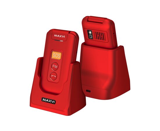  Мобильный телефон MAXVI E5 up Red 