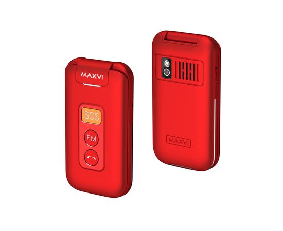  Мобильный телефон MAXVI E5 up Red 