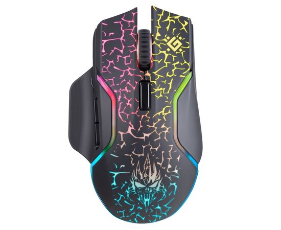  Мышь оптическая беспроводная Defender Oneshot GM-067 3200dpi, 300 мАч, 7D игровая (black) (238166) 