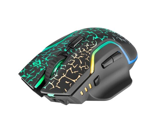  Мышь оптическая беспроводная Defender Oneshot GM-067 3200dpi, 300 мАч, 7D игровая (black) (238166) 