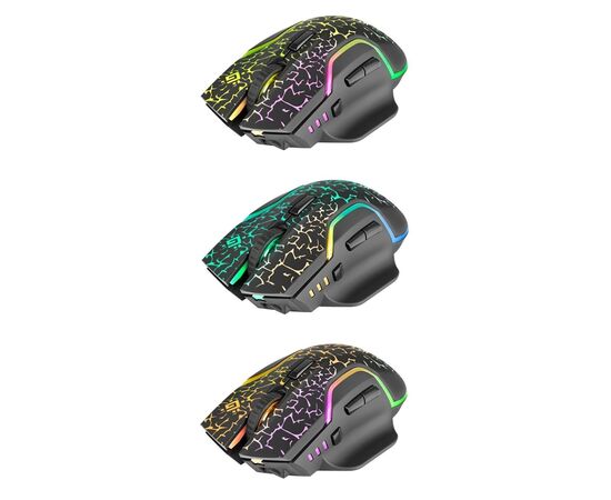  Мышь оптическая беспроводная Defender Oneshot GM-067 3200dpi, 300 мАч, 7D игровая (black) (238166) 