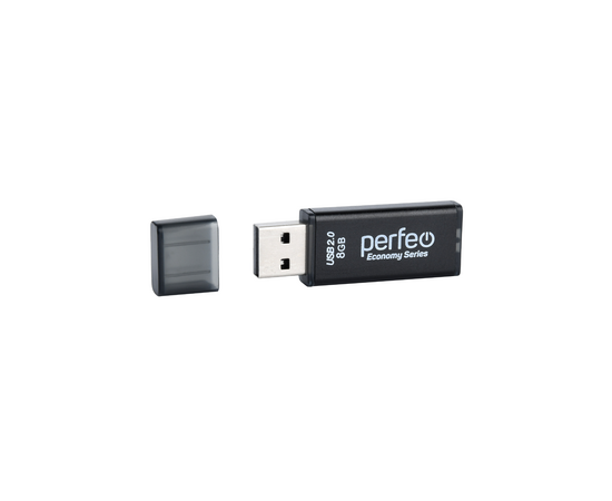  Флешка Perfeo 8GB E03 Чёрная economy series 