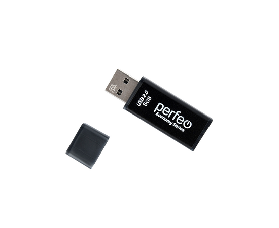  Флешка Perfeo 8GB E03 Чёрная economy series 