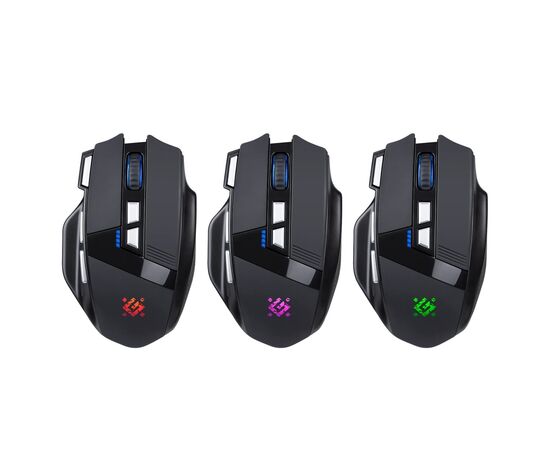  Мышь оптическая беспроводная Defender Knight GM-885, 3200dpi, 400мАч игровая (black) (238165) 