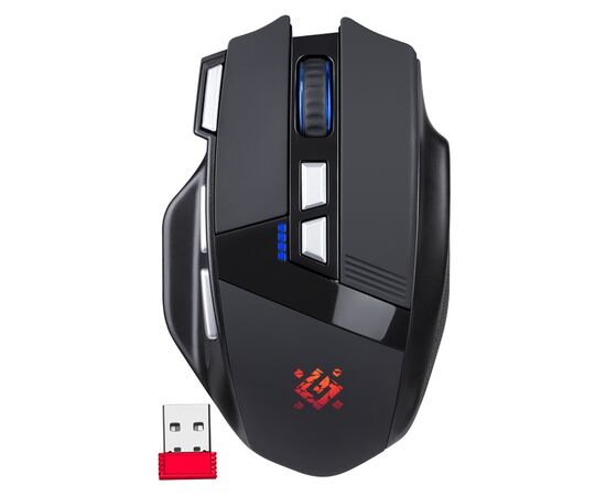  Мышь оптическая беспроводная Defender Knight GM-885, 3200dpi, 400мАч игровая (black) (238165) 