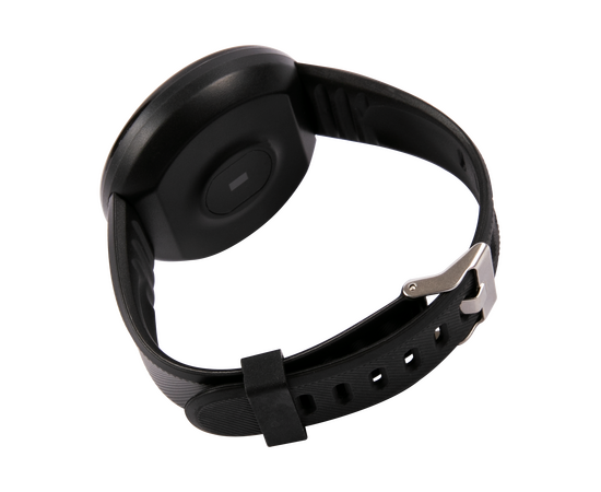  Ремешок силиконовый для cмарт часов Huawei GT 46mm/GT2 46mm/GT2 Pro 46mm/GT2e 46mm, черный с серым 