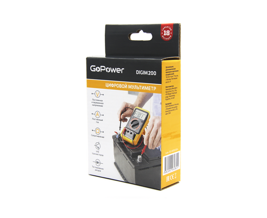  Мультиметр GoPower DigiM 100 (1/100) 