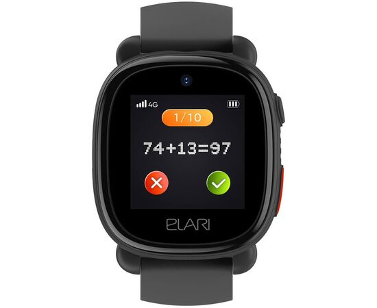  Smart-часы ELARI KidPhone 4G Lite 1.3" (KP-4G-L-BLK) черный/черный 