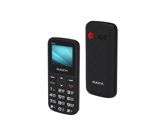  Мобильный телефон Maxvi B100i black 