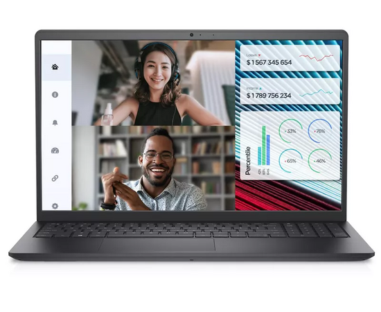  Ноутбук DELL Vostro 3520-3850-1 (NB3520EM) 15.6" FHD i3-1215U/8Gb/512Gb SSD/RJ45/Linux/black 