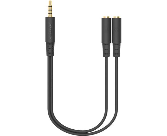  Адаптер аудио A4Tech AD-3P 2xJack 3.5 (f)/Jack 3.5 (m) 0.2м черный 