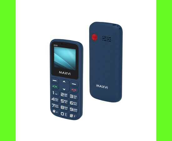  Мобильный телефон MAXVI B100i Blue 