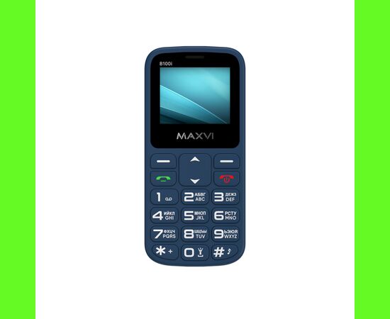  Мобильный телефон MAXVI B100i Blue 