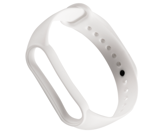  Ремешок силиконовый для Xiaomi Mi Band 6, белый, №02 