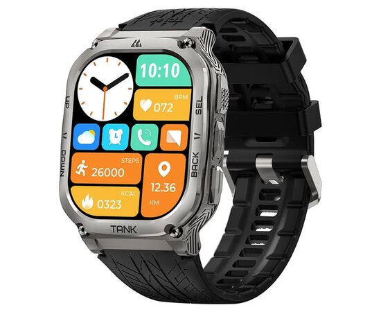 Smart-часы Kospet Tank M3 (KOS-M3-S) серебристый 