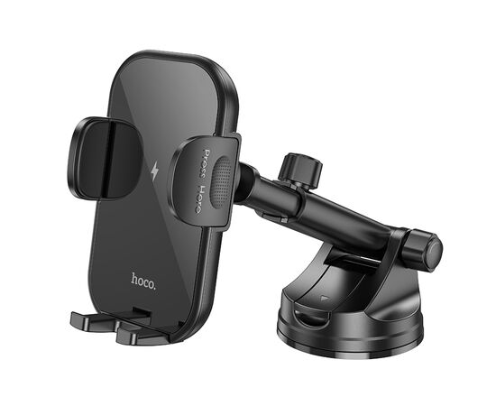  Держатель авто 4,5"-7,0" беспроводная зарядка Hoco HW5 (Black) 