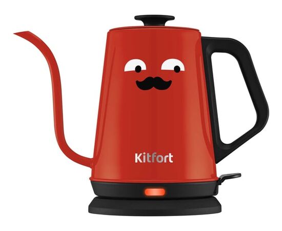  Электрочайник для варки кофе KITFORT КТ-6194-1 черно-красный 