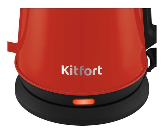  Электрочайник для варки кофе KITFORT КТ-6194-1 черно-красный 
