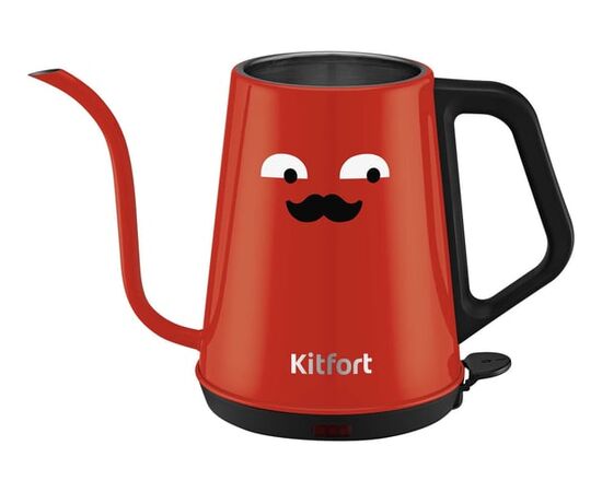  Электрочайник для варки кофе KITFORT КТ-6194-1 черно-красный 