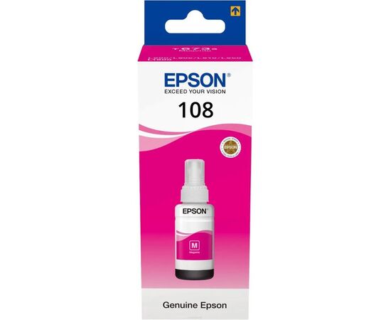  Чернила Epson 108 C13T09C34A пурпурный 70мл для Epson L8050/L18050 