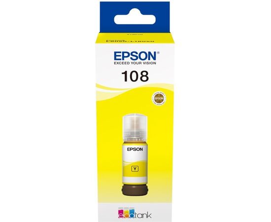  Чернила Epson 108 C13T09C44A желтый 70мл для Epson L8050/L18050 