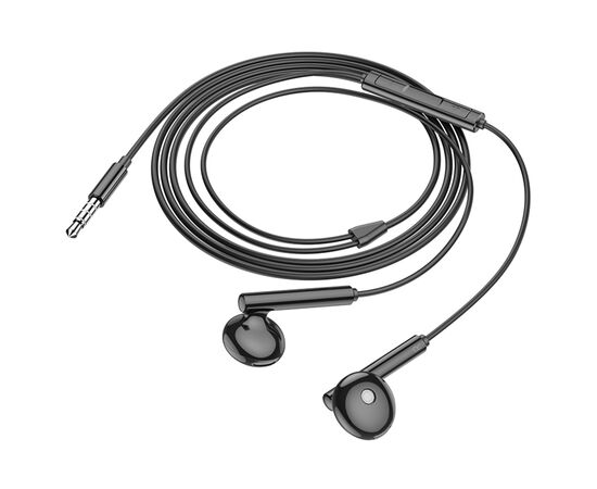  Проводные наушники BOROFONE BM82 Art music, Jack 3.5mm, 1.2 м, черный 