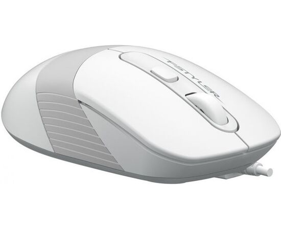  Мышь A4Tech Fstyler FM10S белый/серый оптич. 1600dpi silent USB 3but (FM10S USB WHITE) 