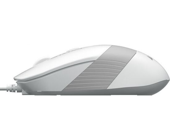  Мышь A4Tech Fstyler FM10S белый/серый оптич. 1600dpi silent USB 3but (FM10S USB WHITE) 