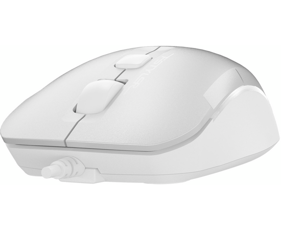  Мышь A4Tech Fstyler FM26 серебристый/белый оптич. 1600dpi USB для ноутбука 4but (FM26 USB (ICY WHITE 