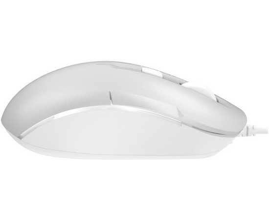  Мышь A4Tech Fstyler FM26 серебристый/белый оптич. 1600dpi USB для ноутбука 4but (FM26 USB (ICY WHITE 