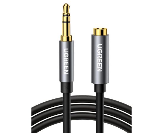  Кабель UGREEN AV118 10592 3.5mm Male to 3.5mm Female Extension Cable 1m AV118 Black 