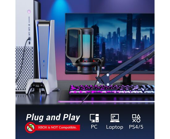  Микрофон Tonor TC310+ черный 