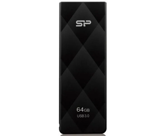  USB 3.0  64GB  Silicon Power  Blaze B20  чёрный 