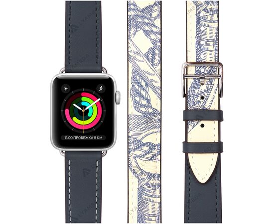  Ремешок для часов Apple LYAMBDA LWA-01-40-BLP 