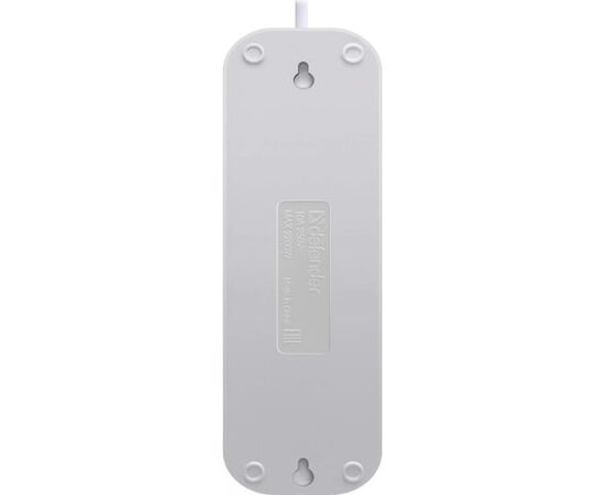  Сетевой удлинитель Defender B240 (99280) 3м, белый 