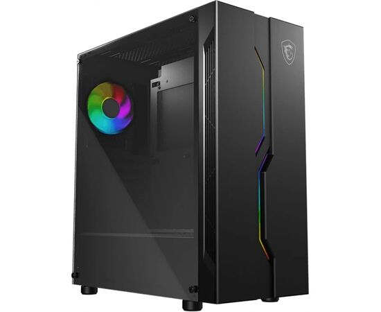  Корпус MSI Mag Vampiric 010X mid-tower, ATX, tempered glass side panel, A-RGB hub, 1x 120mm A-RGB fan inc. 