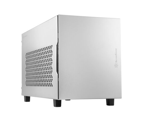  Корпус Silverstone SST-SG15S Mini-ITX корпус-куб с алюминиевой передней панелью silver (811239) 