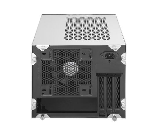  Корпус Silverstone SST-SG15S Mini-ITX корпус-куб с алюминиевой передней панелью silver (811239) 