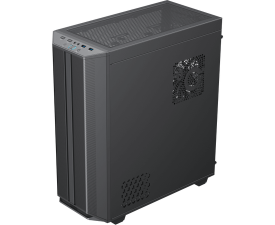  Корпус GameMax Precision COC Black (T808) (ATX, Черн, 2*USB 3.0, Зак.стекло, 1*120мм+ COC, без БП) 