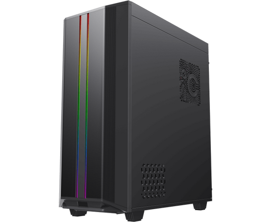  Корпус GameMax Precision COC Black (T808) (ATX, Черн, 2*USB 3.0, Зак.стекло, 1*120мм+ COC, без БП) 